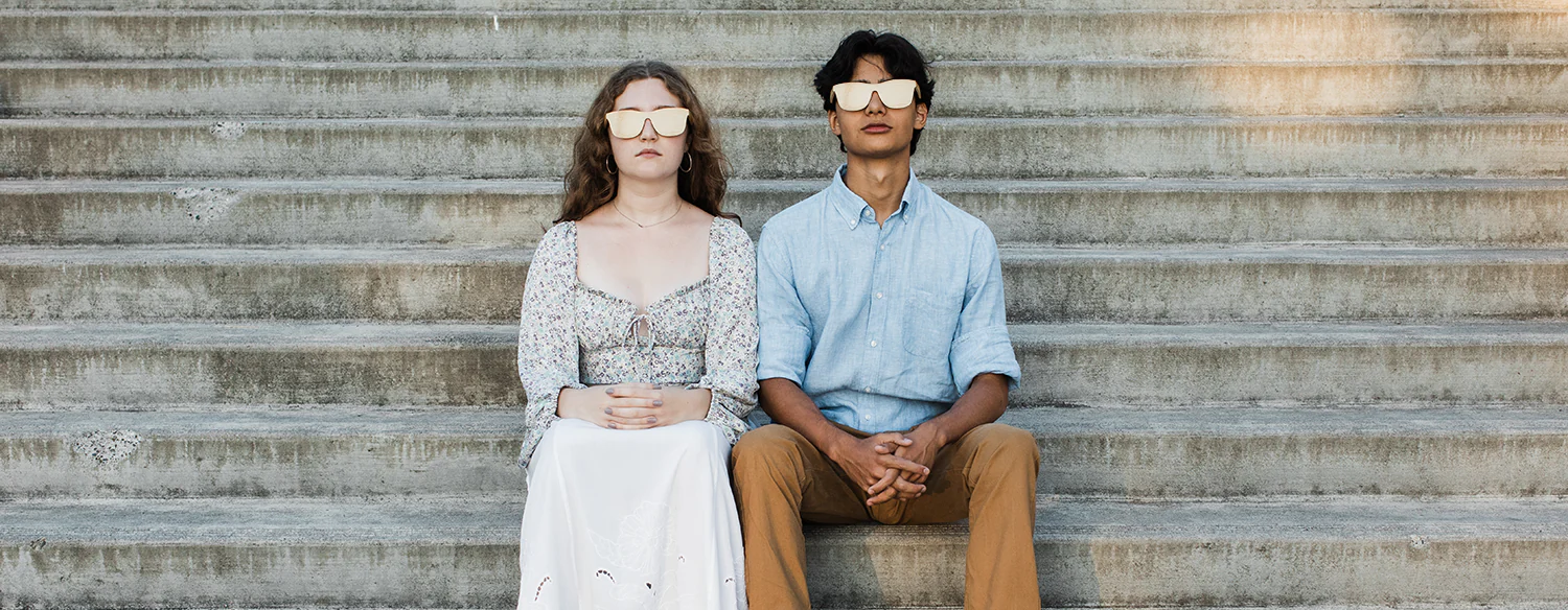 quietview bamboo glasses
